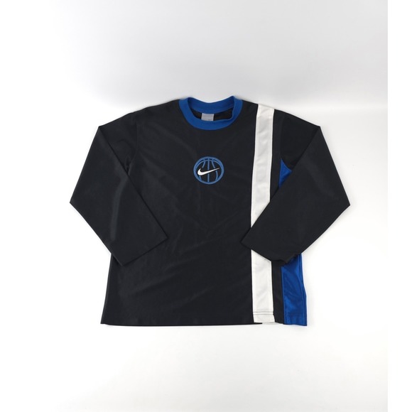 Nike Other - Nike Youth Large LS Basketball Blue Black shirt